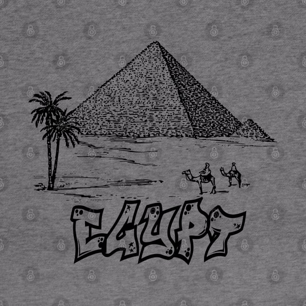 Egypt with pyramids by momo1978